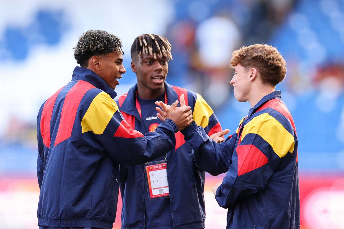Lamine Yamal et Nico Williams participent à l'entraînement de l'Espagne