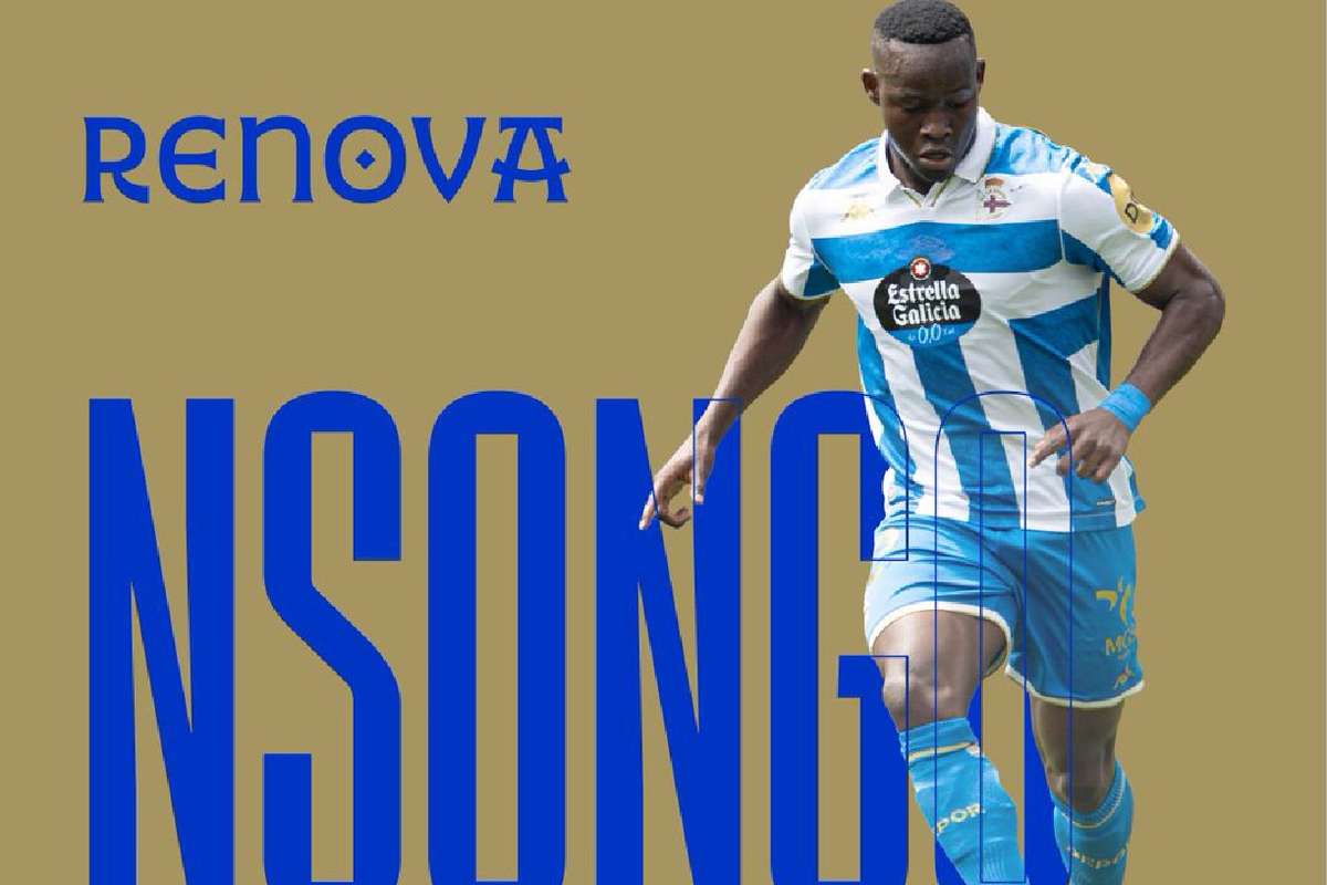 El Deportivo afianza la continuidad del camerunés Nsongo Bil