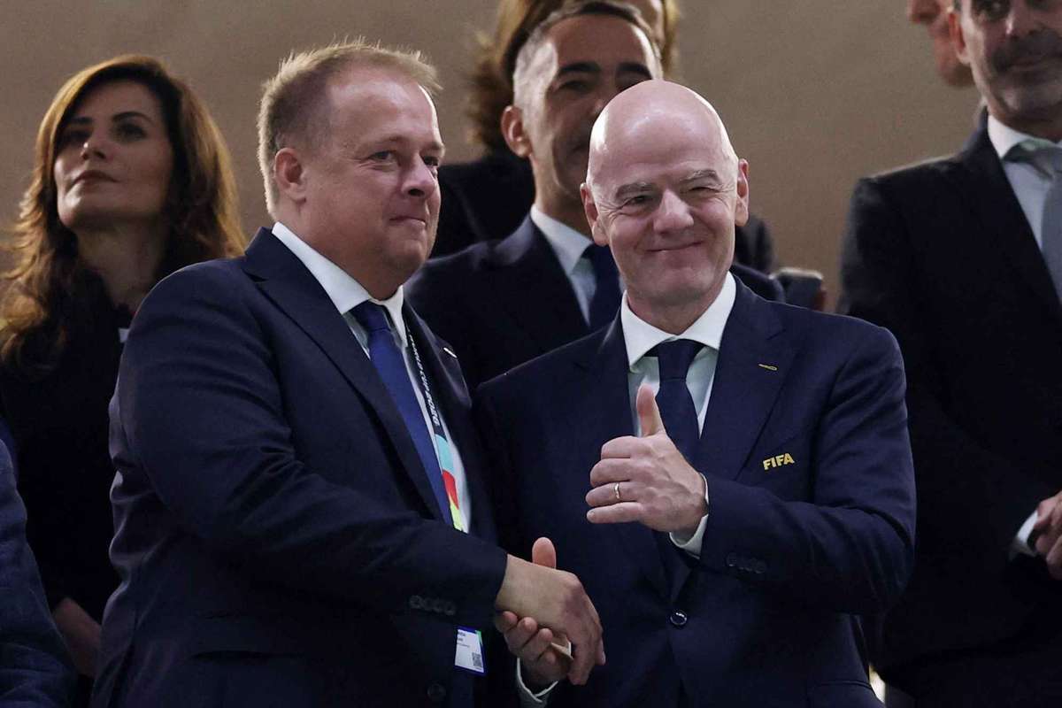 Infantino refuses to rule out 64-team World Cups, jokes that even Italy could qualify