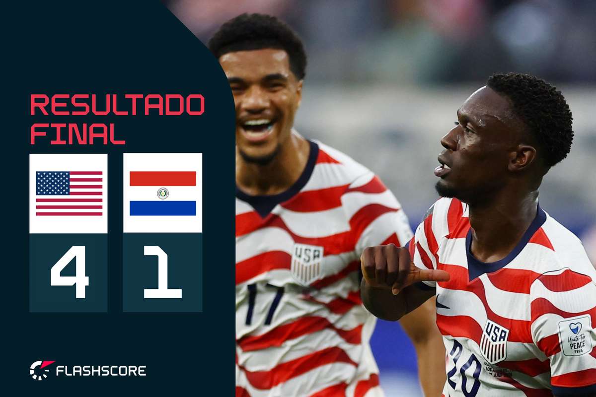 Balogun brilha na goleada dos Estados Unidos sobre o Paraguai