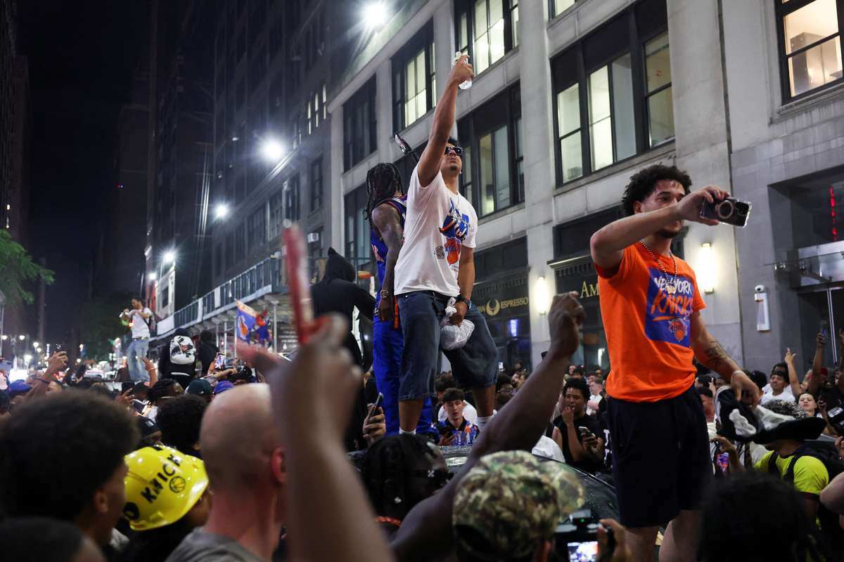 NBA: Qual Mundial? Nova Iorque arrebatada pela febre dos Knicks com a cidade mergulhada em caos