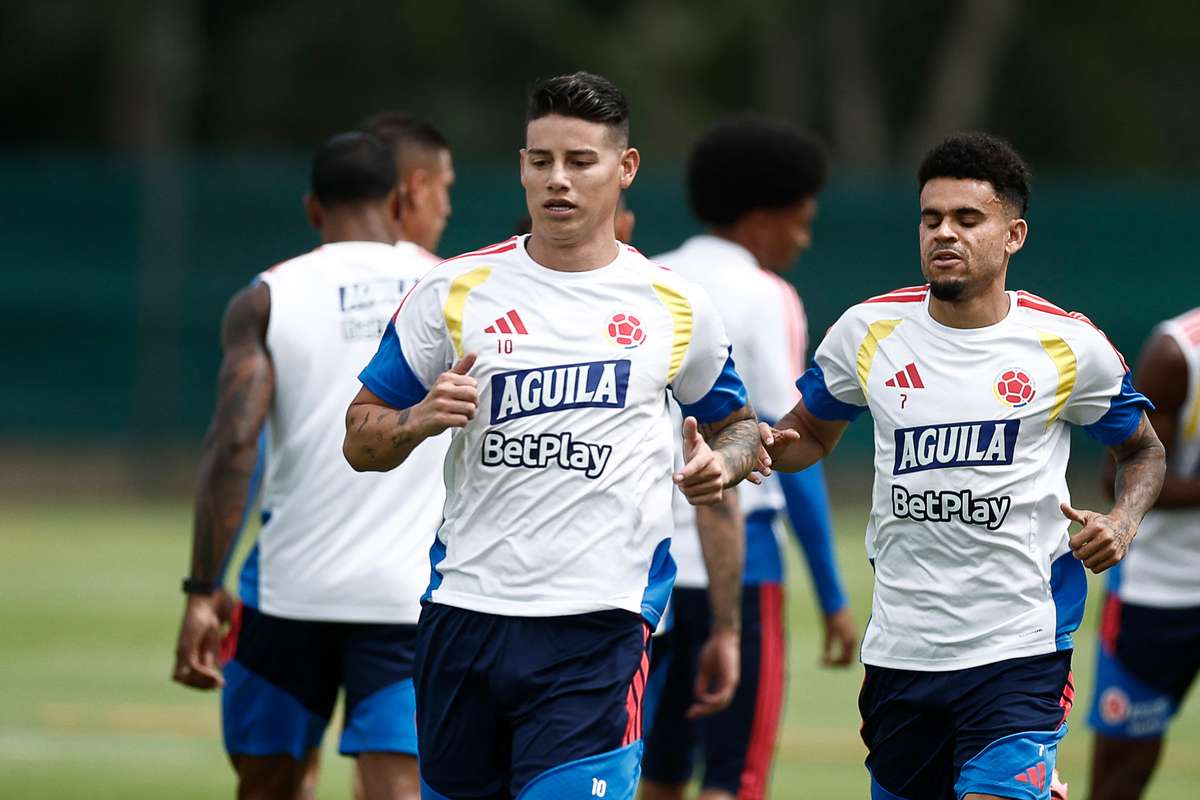 Colombia confía en el estado de forma de Luis Díaz y aguarda el mejor nivel de James