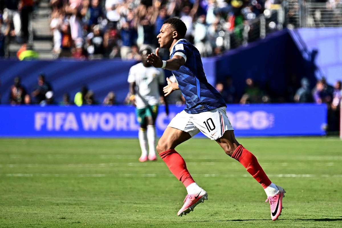 Mbappe overtakes Giroud to become France's all time top scorer with brace in World Cup opener