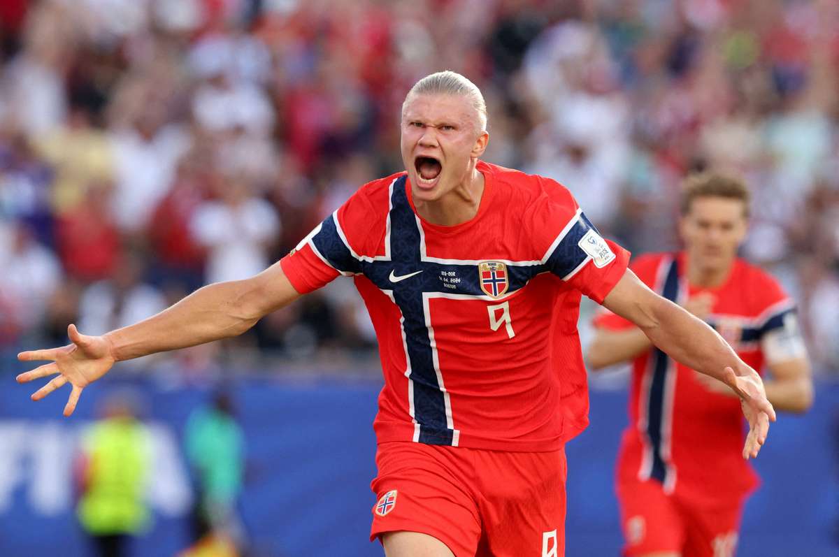 Noruega supera a Irak y Haaland marca un doblete en su debut mundialista (1-4)
