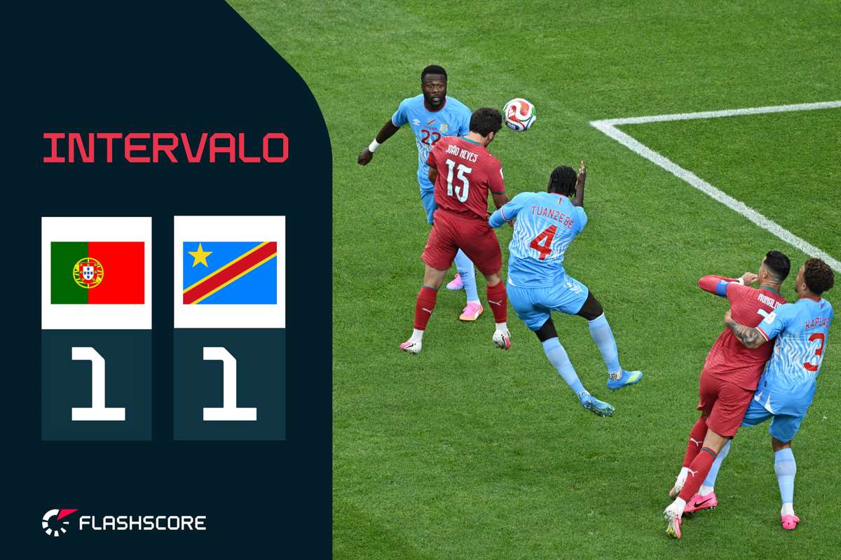 EM DIRETO: Portugal cede o empate no último instante da primeira parte