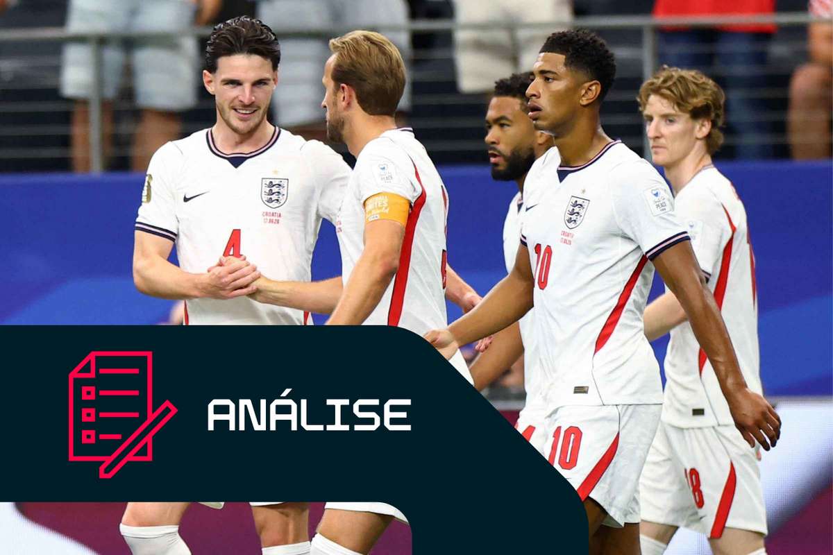 Número do Jogo: Inglaterra arma assalto e cria 7 oportunidades flagrantes contra Croácia