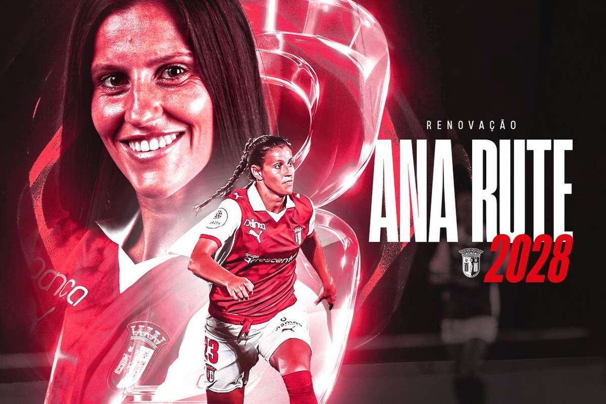 Feminino: Ana Rute renova contrato com o SC Braga
