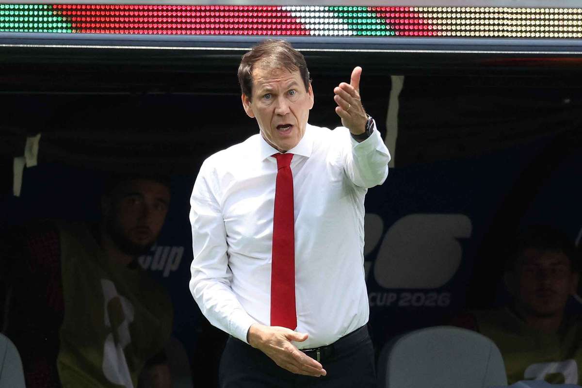 Mundial-2026: Rudi Garcia lamenta a "falta de eficácia" da Bélgica após novo empate