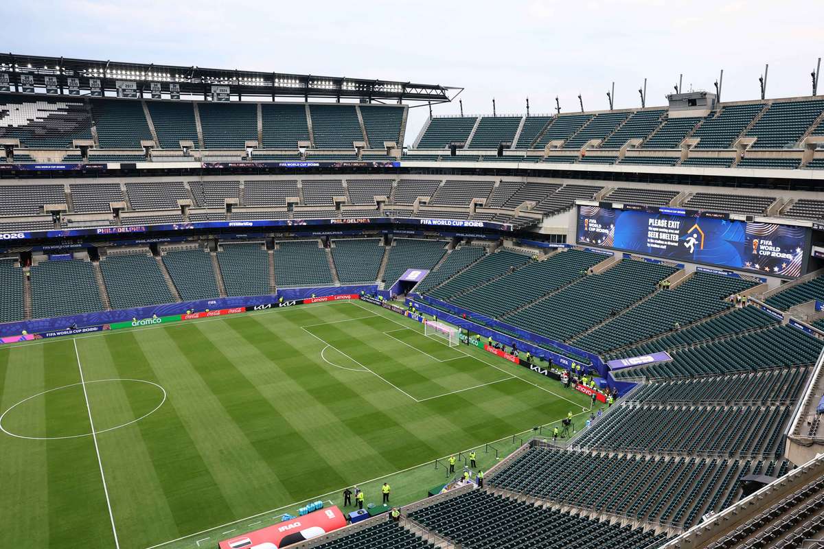 Fin de l'alerte à l'orage, les portes du stade de Philadelphie ouvertes pour France-Irak