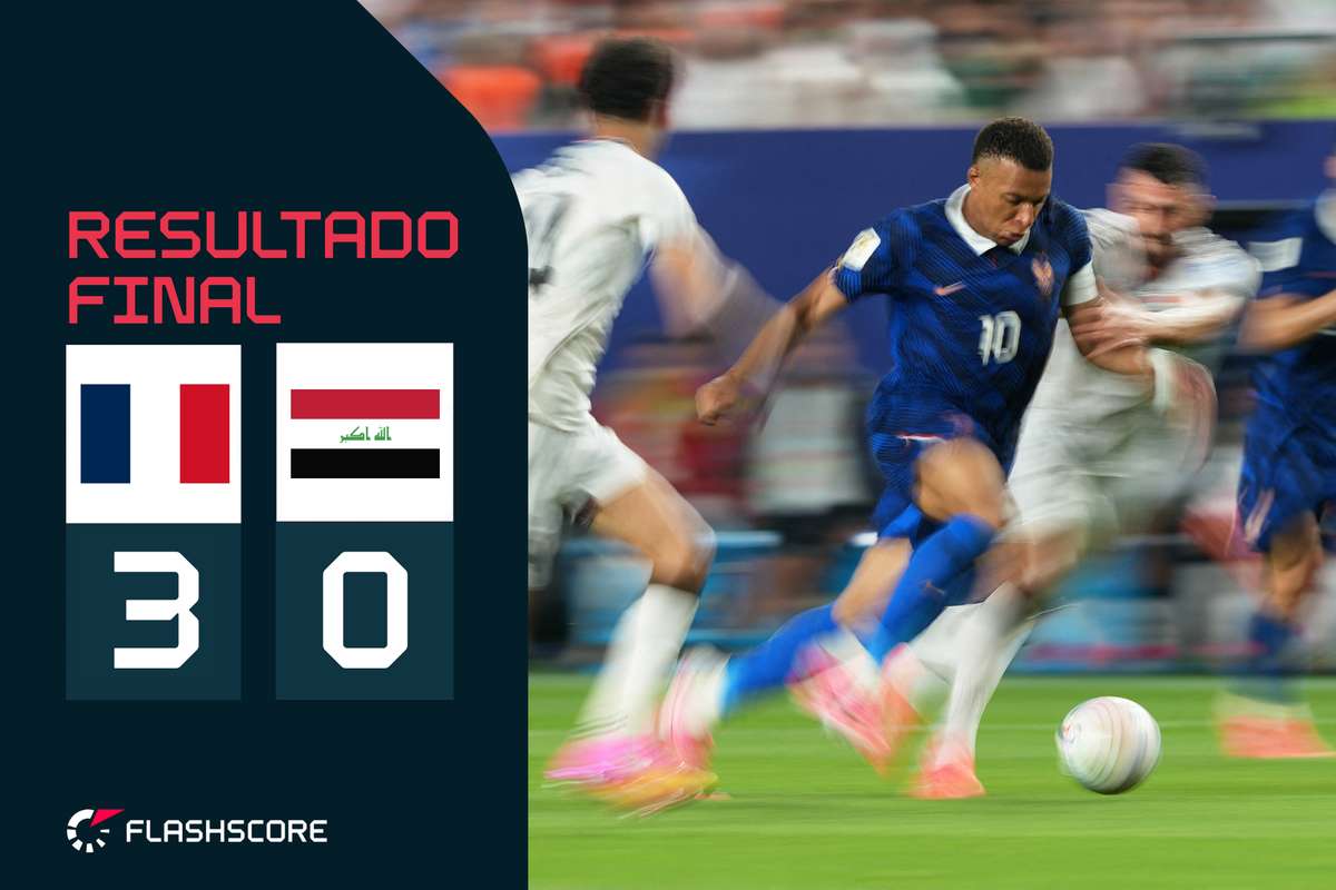 Mundial-2026: Mbappé, Dembélé e Olise desencadeiam tempestade perfeita frente ao Iraque