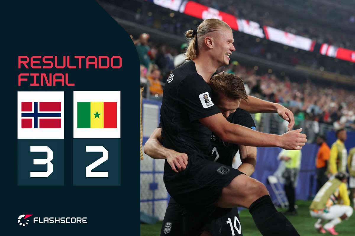 Mundial-2026: Bis com recorde de Haaland ao Senegal carrega Noruega para os 16 avos de final