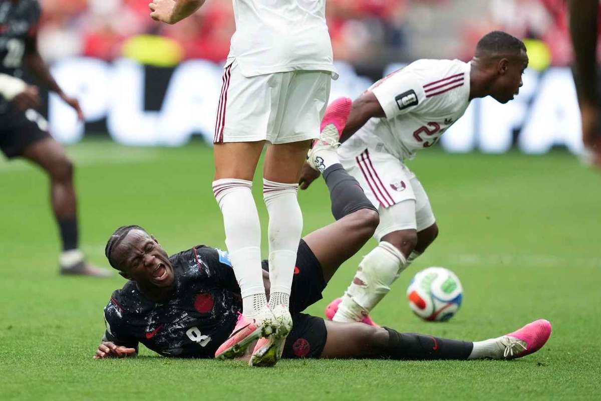 Qatar's Assim Madibo handed five-match ban for horror tackle on Canada's Kone