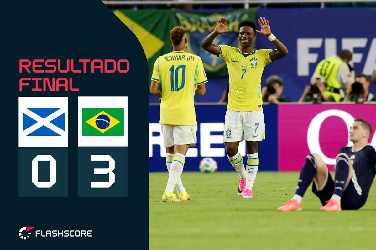 Mundial-2026: Brasil passeia contra a Escócia e vence Grupo C