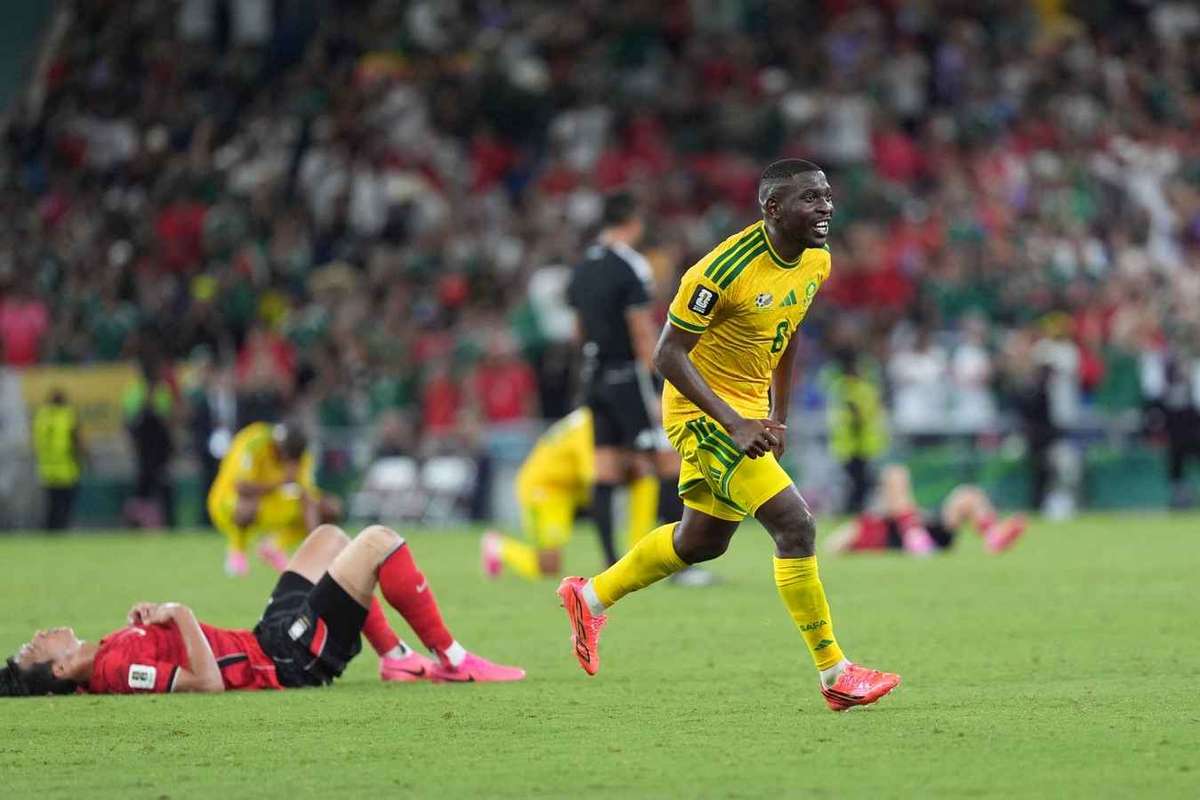 Mundial-2026: Na única vez que África do Sul defrontou o Canadá houve uma expulsão e uma vitória marcante
