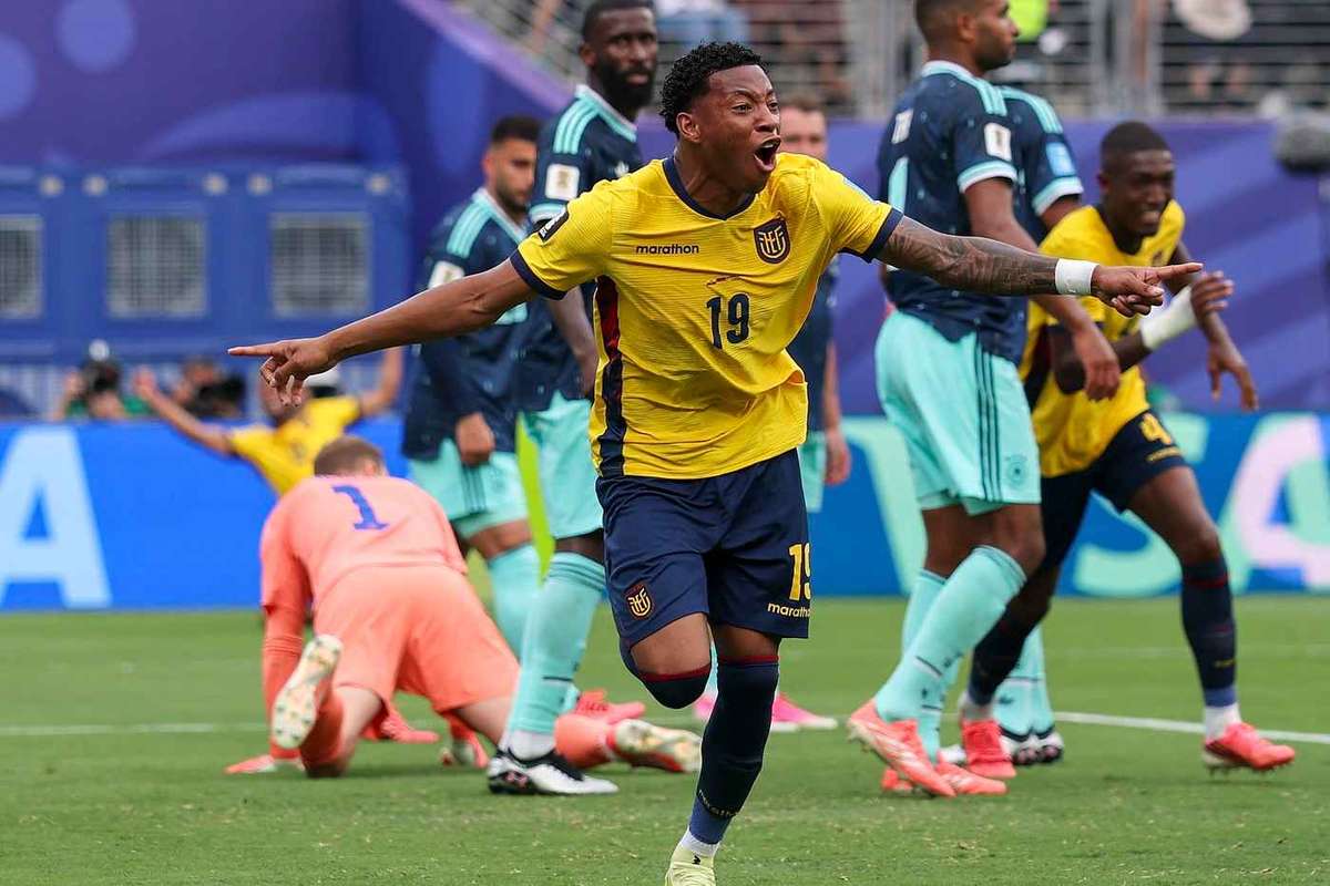 Ecuador battle to famous win over Germany to snatch spot in World Cup knockout stages
