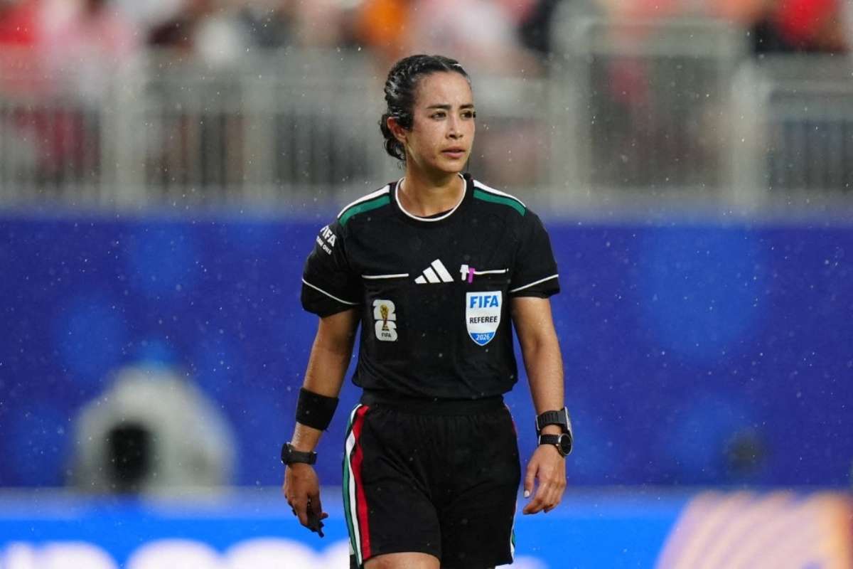 Katia Itzel García, la primera mexicana en arbitrar en una Copa del Mundo de hombres