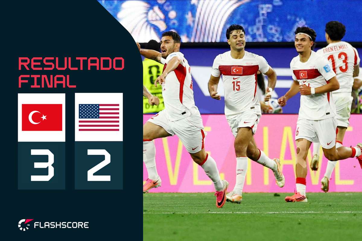 Mundial-2026: Estados Unidos sofrem primeira derrota com golpe tardio da Turquia