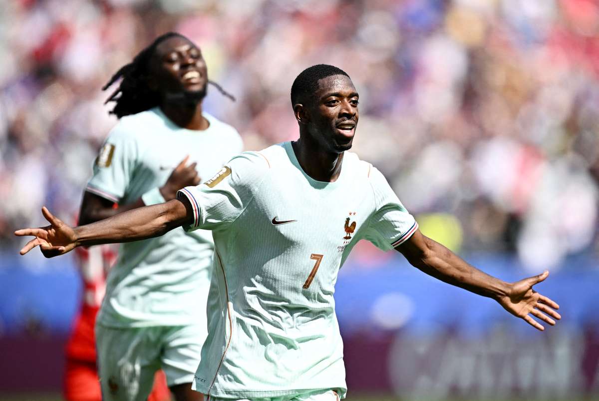 Mundial-2026: Ousmane Dembélé entra na história do futebol francês com hat-trick em 32 minutos