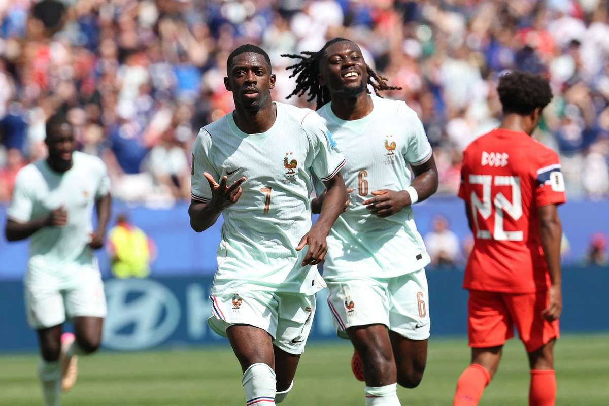 Dembele dazzles with stunning hat-trick as France beat second-string Norway to top group