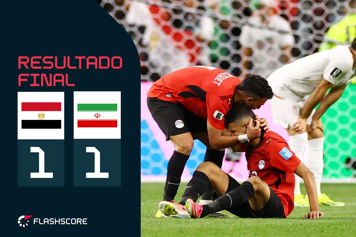 Mundial-2026: Egito empata com o Irão e garante segundo lugar no grupo
