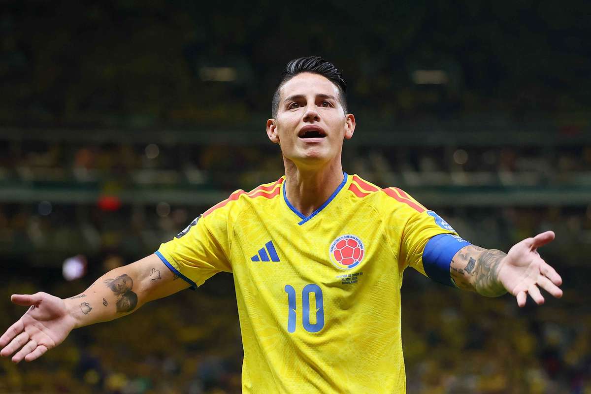 Mundial-2026: Último baile de James alimenta expectativa da Colômbia