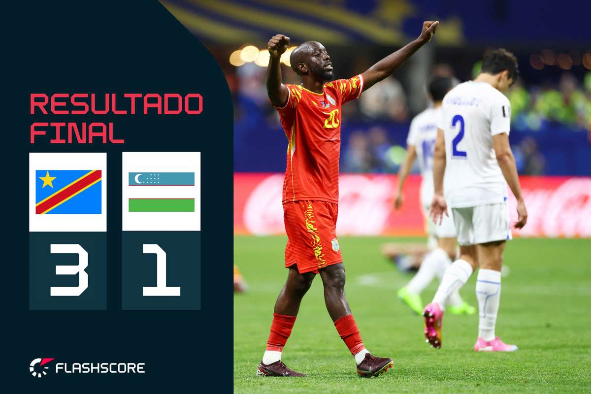 Mundial-2026: RD Congo dá a volta ao Uzbequistão (3-1) e está nos 16 avos de final
