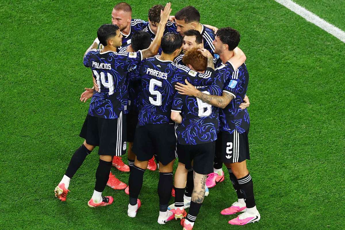Messi scores as Argentina go perfect in group stage after downing Jordan