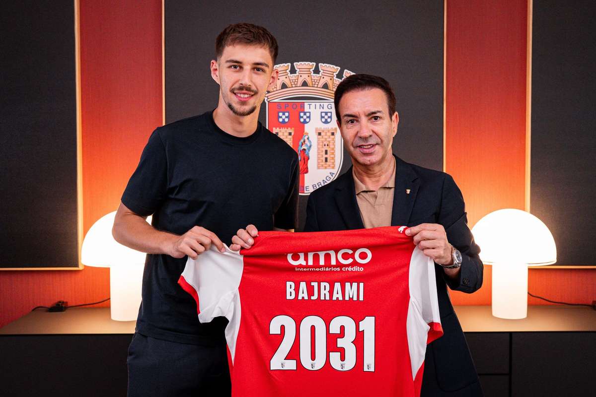 Oficial: Adrian Bajrami assina pelo SC Braga até 2031