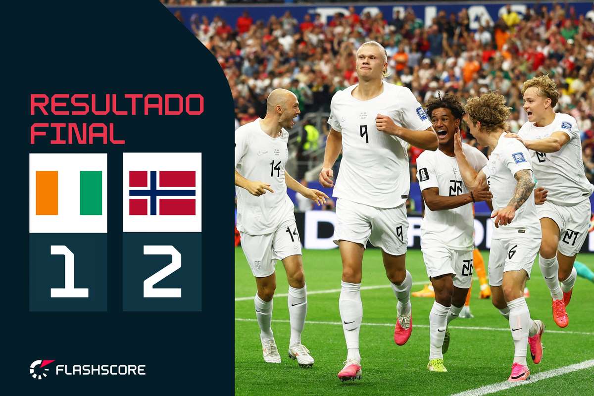 Mundial-2026: Haaland decide diante da Costa do Marfim e coloca a Noruega nos oitavos (1-2)