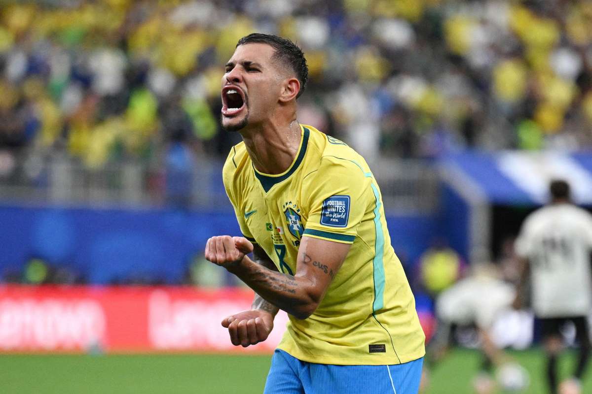 Mundial-2026: Bruno Guimarães fica a dois passes de igualar o recorde de Pelé
