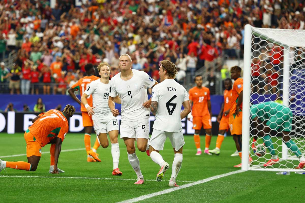 El partido visto por Haaland: sufre, lo pasa mal durante 85 minutos y salva a Noruega