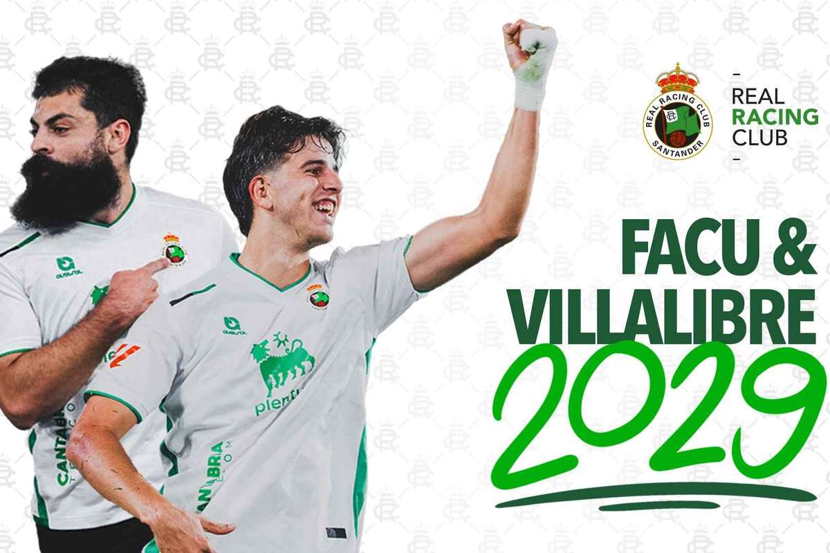 El Racing hace oficial la continuidad de Villalibre y de Facundo González