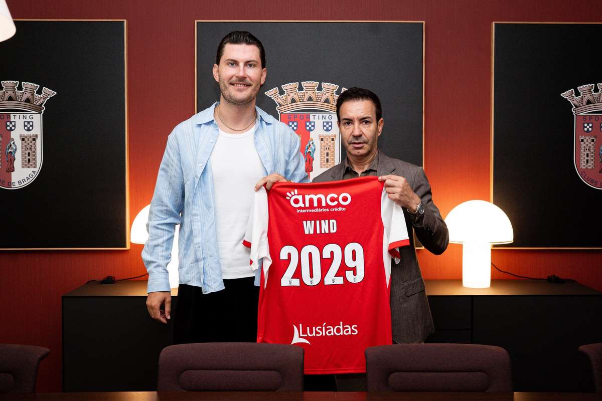 Oficial: Jonas Wind é jogador do SC Braga
