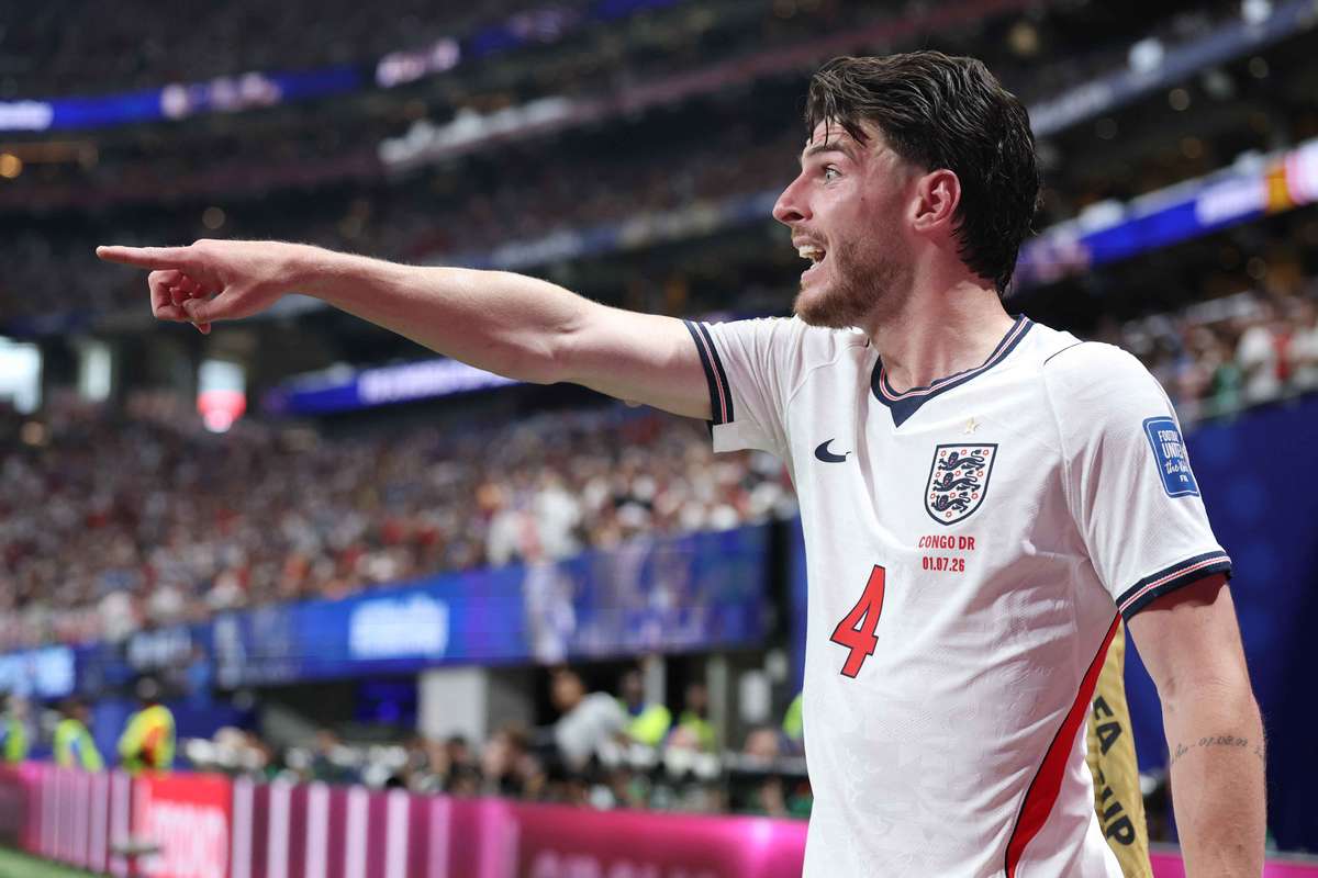Harry Kane decide com 2 gols, mas vê Declan Rice ter a mesma nota contra Congo; confira