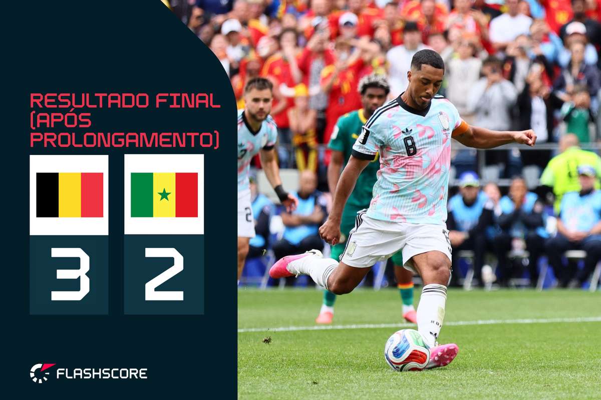 Mundial-2026: Tielemans completa remontada épica da Bélgica diante do Senegal no prolongamento