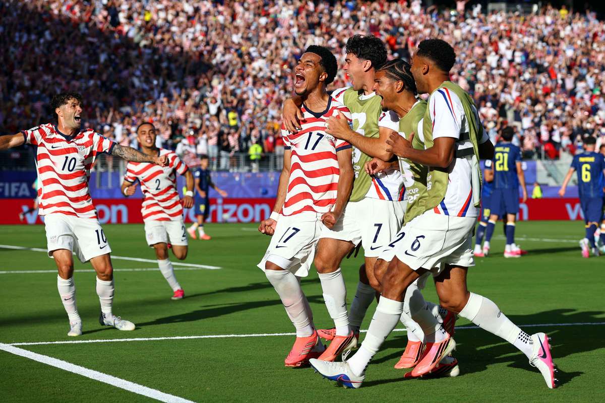Classy USA join their co-hosts in Round of 16 despite Balogun seeing red