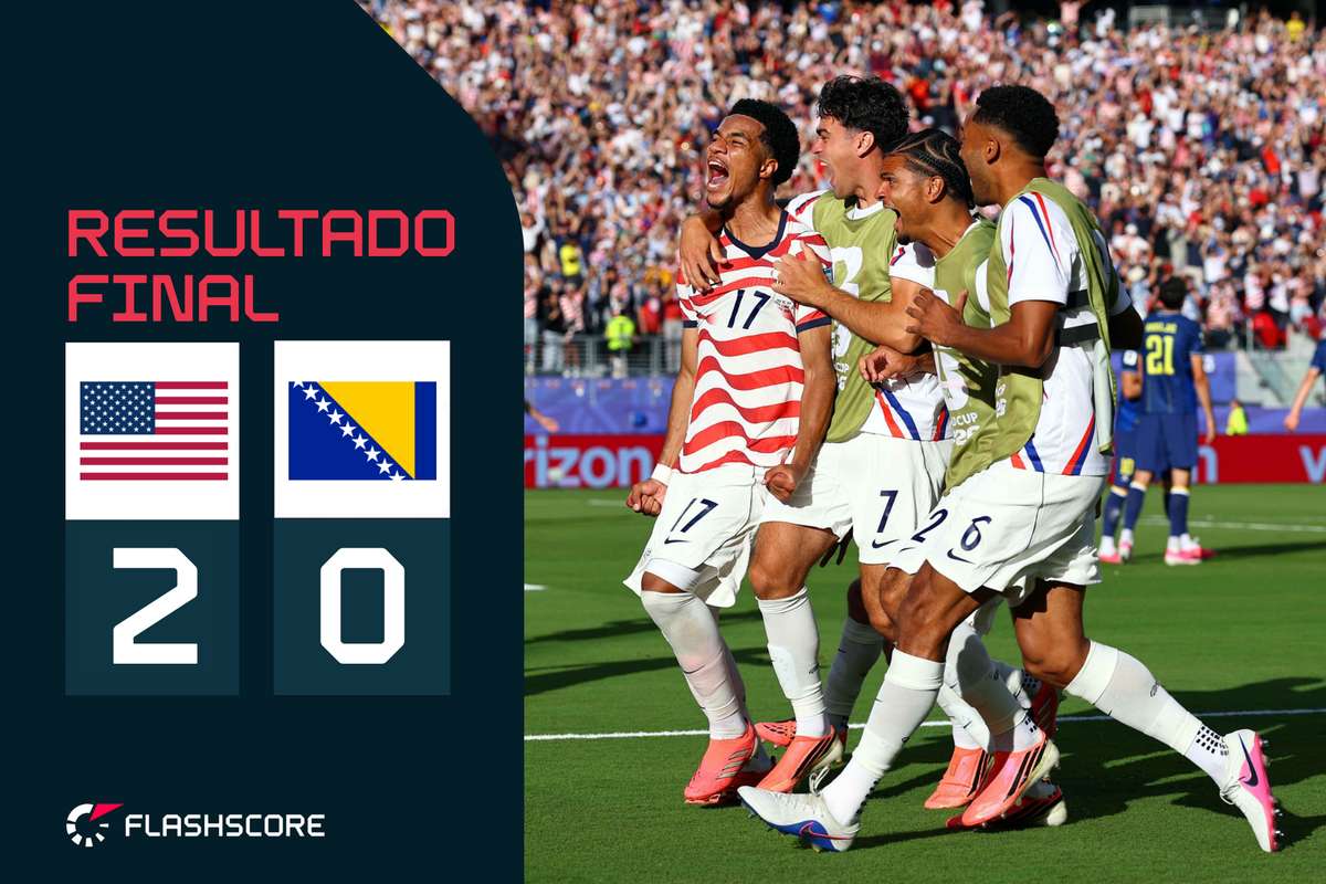 Mundial-2026: EUA superam expulsão de Balogun, afastam a Bósnia e marcam duelo com a Bélgica