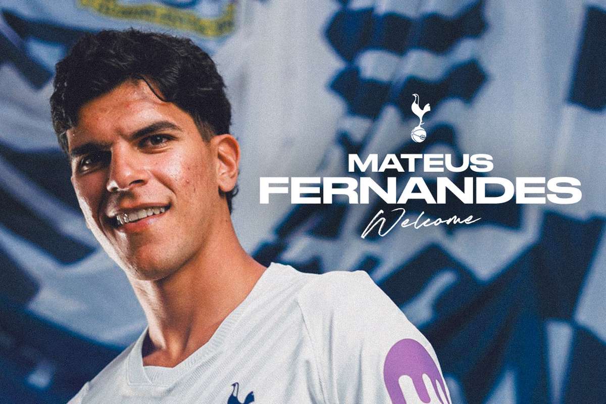Mateus Fernandes assina com Tottenham por 85 milhões de libras