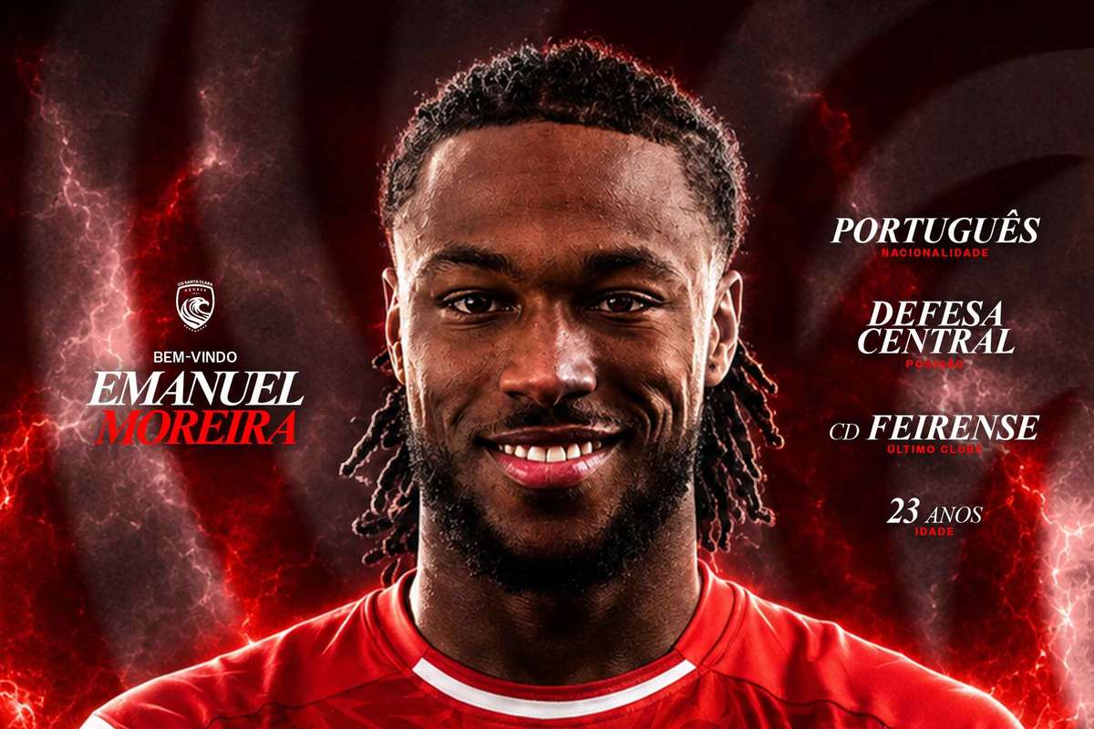Oficial: Emanuel Moreira troca o Feirense pelo Santa Clara