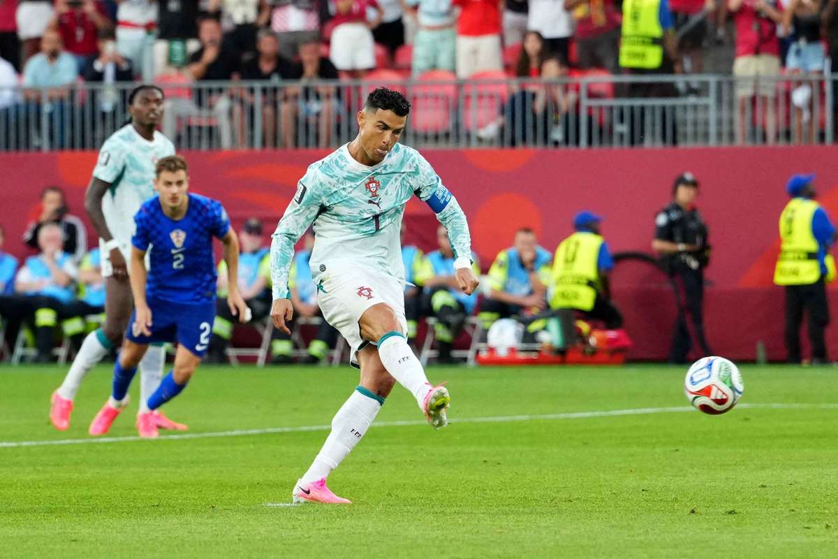 Mundial-2026: Ronaldo marca ao nono jogo a eliminar e regressa ao top 10