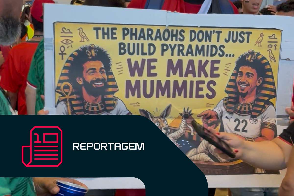 Reportagem Flashscore: O colorido pré-jogo entre Austrália e Egito, entre cerveja, cangurus e faraós