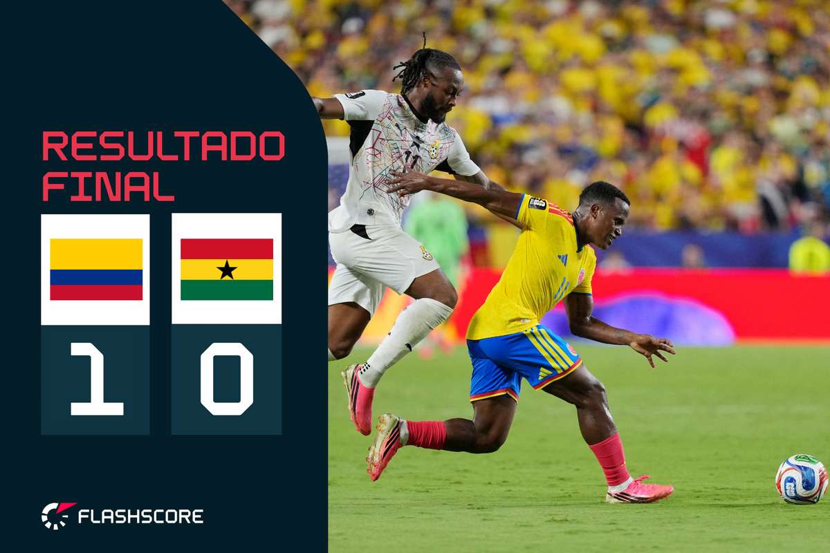 Mundial-2026: Colômbia vence Gana de Queiroz e completa lote dos oitavos