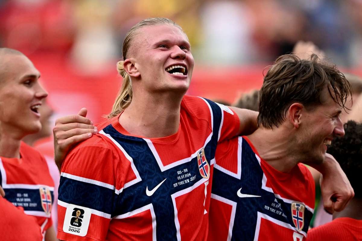 Haaland grinst Nach Brasilien-Coup: "Das größte Spiel der norwegischen Geschichte"