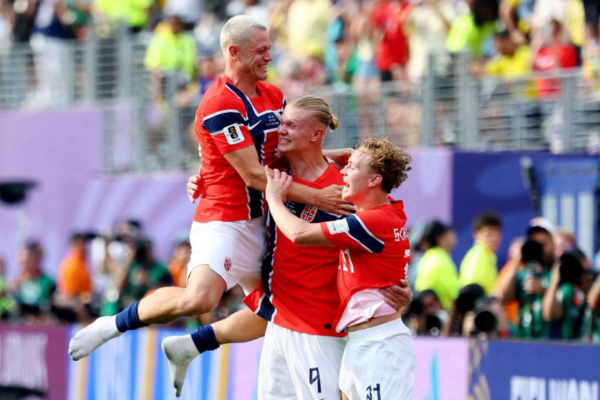 Haaland atribuye a "un don de Dios" su olfato goleador tras derrotar a Brasil