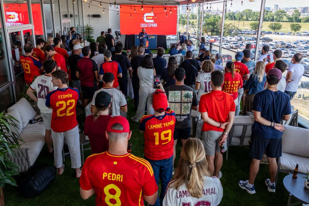 Inaugurada la 'Casa España' en Dallas antes del partido contra Portugal