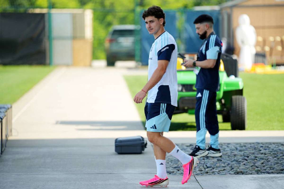 Julián Álvarez ya no habla de su futuro: "Estoy pensando en los cuartos de final"