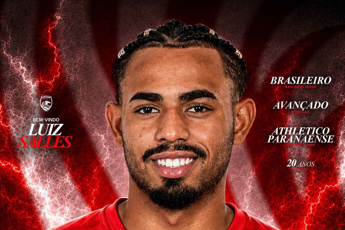 Oficial: Luiz Salles (Athletico Paranaense) assina pelo Santa Clara