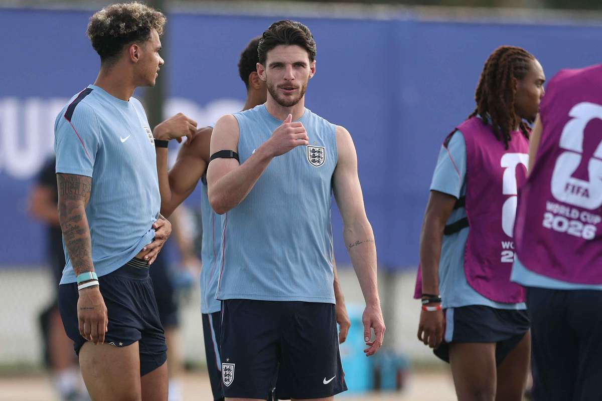 Les Anglais Rice, James et Guéhi de retour à l'entraînement