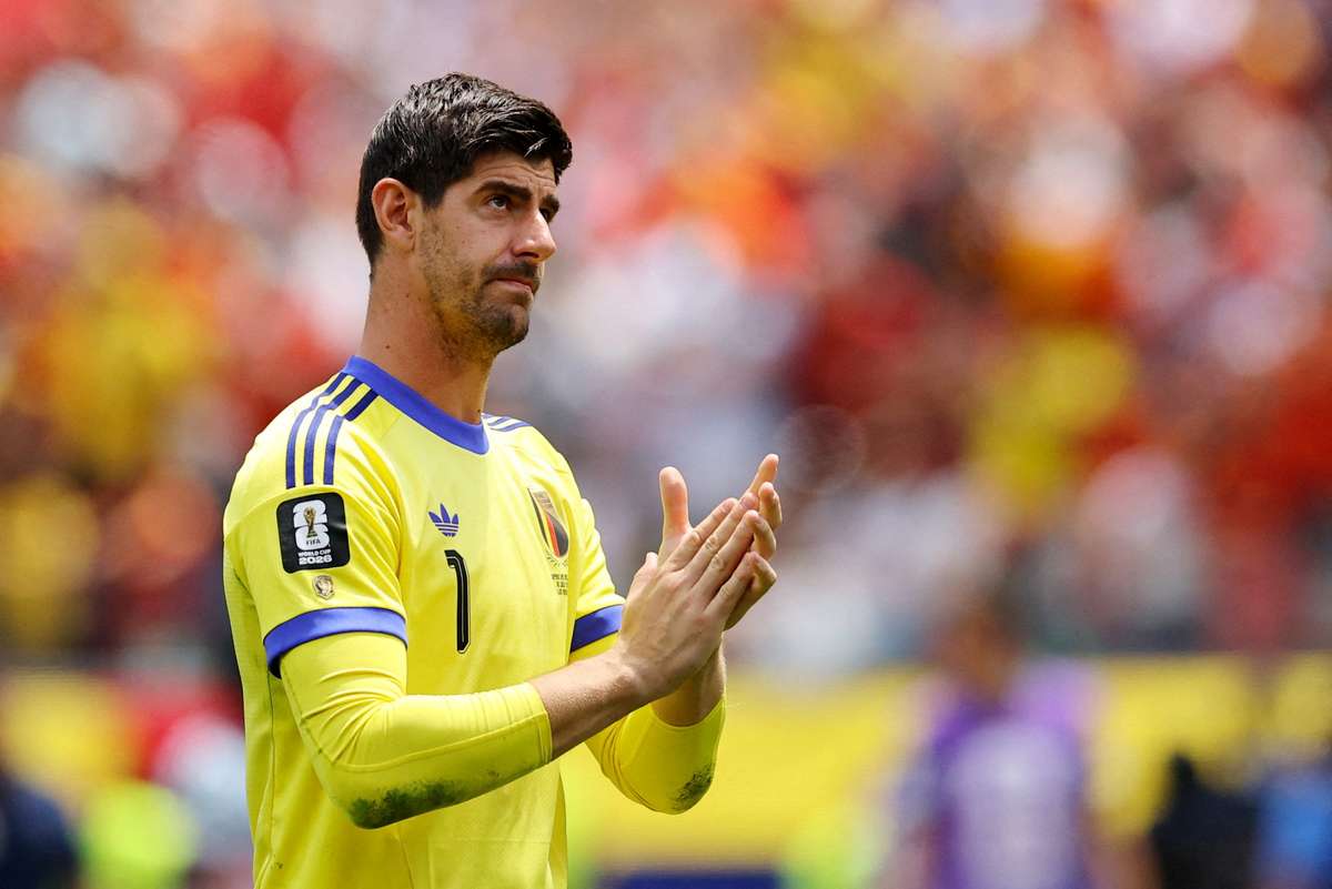 Courtois "voulait continuer" mais "ne pouvait plus jouer long" face à l'Espagne