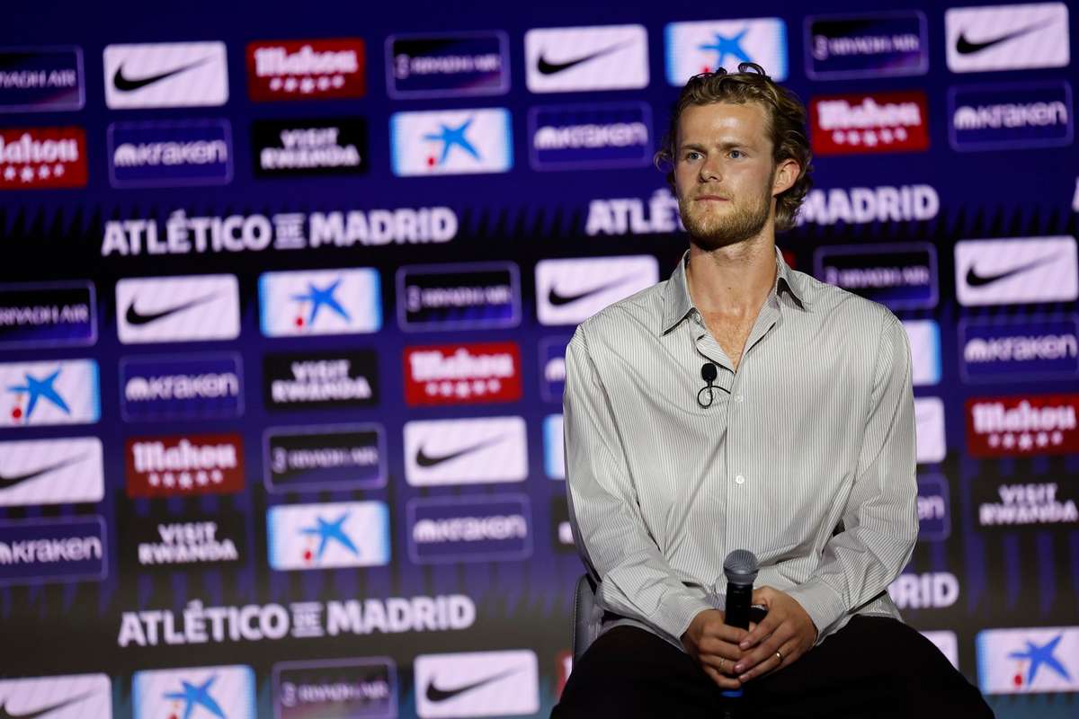 El Atleti presenta a Hjulmand, su nuevo fichaje para el mediocampo